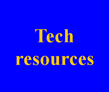 Text Box: Tech resources